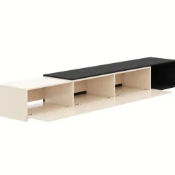 Nexera Extendable TV Console - Black karisma & morning dew Online