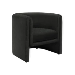 Monarch Fabric Accent Chair - BLACK Online