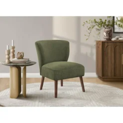 Monarch Fabric Accent Chair - Green GREY Online