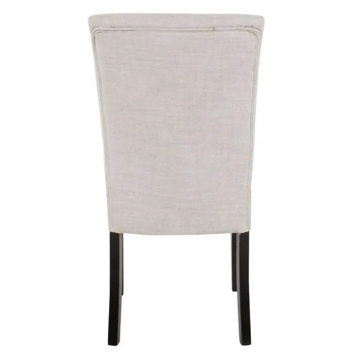 Fabric Chairs (Set of 2) - White Linen Sale