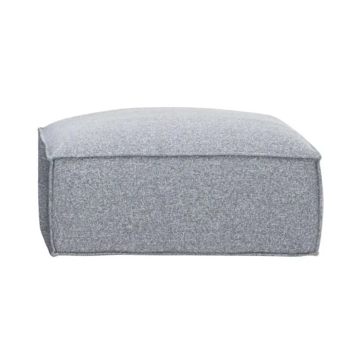 Fabric Ottoman - 33 x 33 x 16 GREY Discount