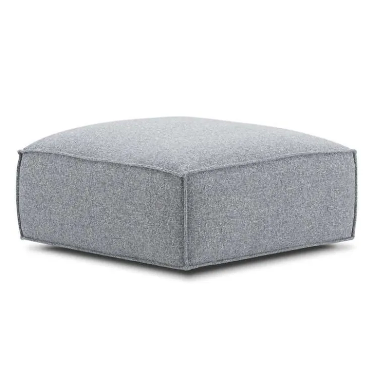 Fabric Ottoman - 33 x 33 x 16 GREY Discount