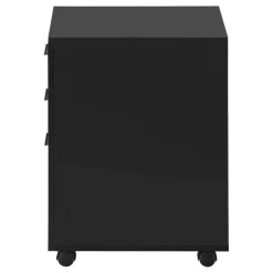 Monarch Filing cabinet - 3 drawer / on castors - Black Sale