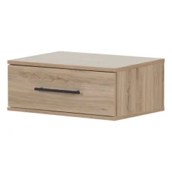 Meubles South Shore Floating Nightstand - South Shore Rustic Oak Outlet