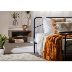 Meubles South Shore Floating Nightstand - South Shore NATURAL WALNUT Discount