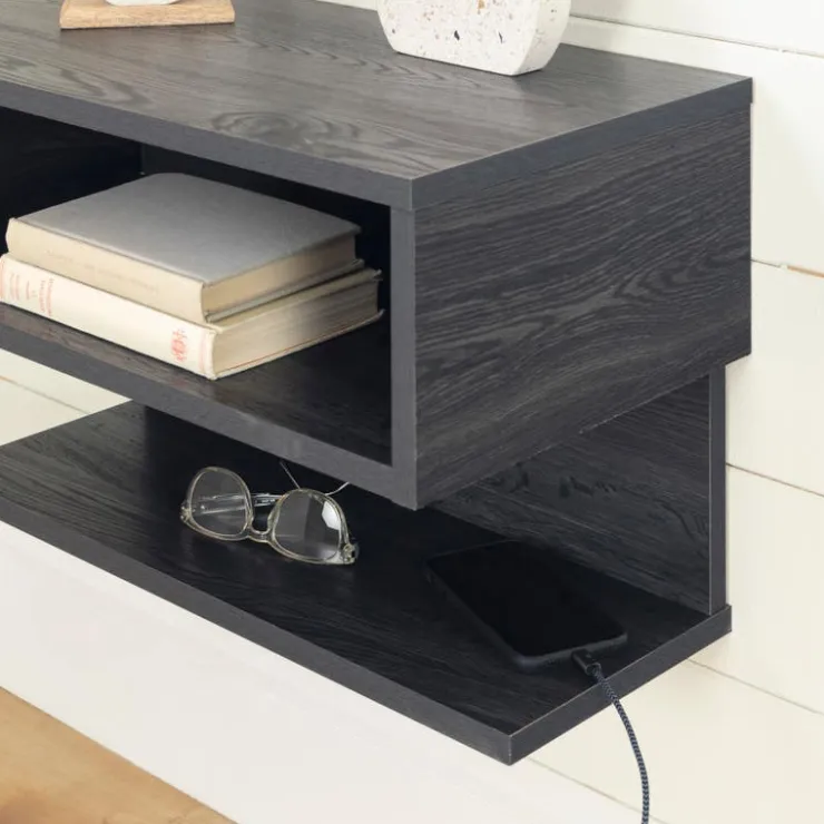 Meubles South Shore Floating Nightstand - South Shore GRAY OAK Online