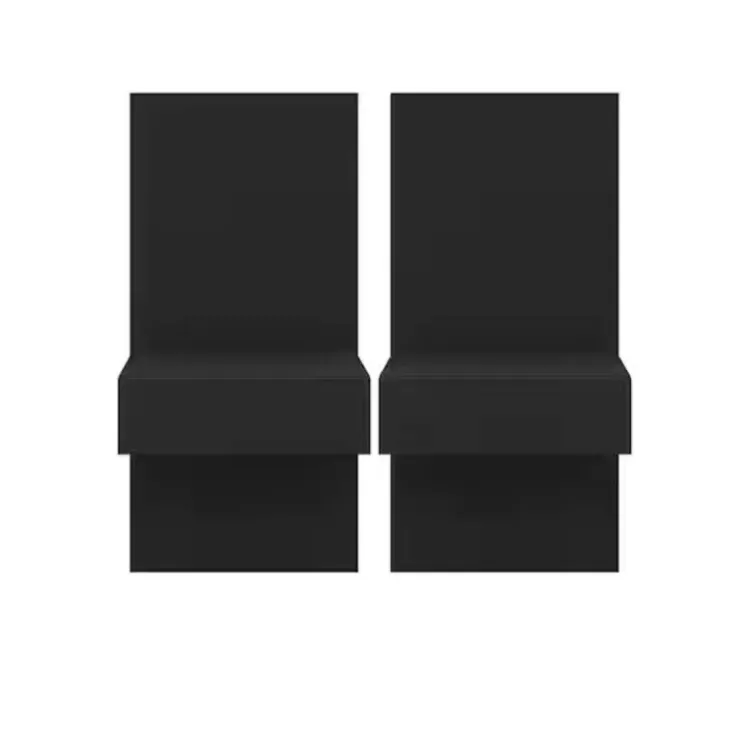Nexera Floating Nightstand Extension Panel (set of 2) - Black karisma New