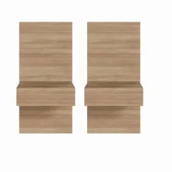Nexera Floating Nightstands Extension Panels - Brown Oak Clearance