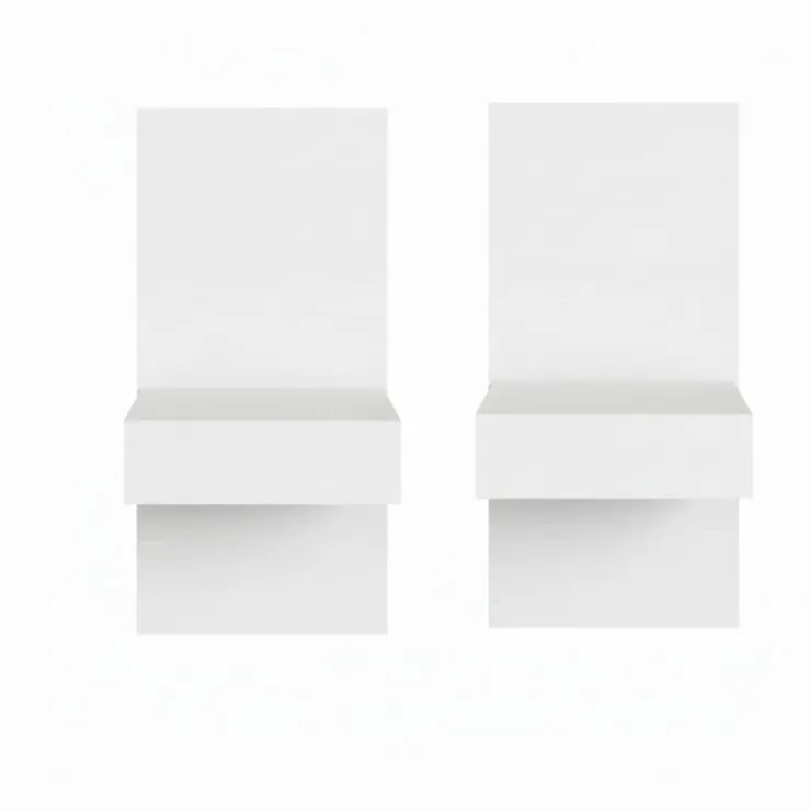 Nexera Floating Nightstands Extension Panels - White wood grain Best