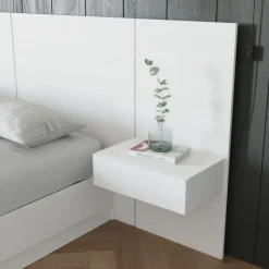 Nexera Floating Nightstands Extension Panels - White wood grain Best