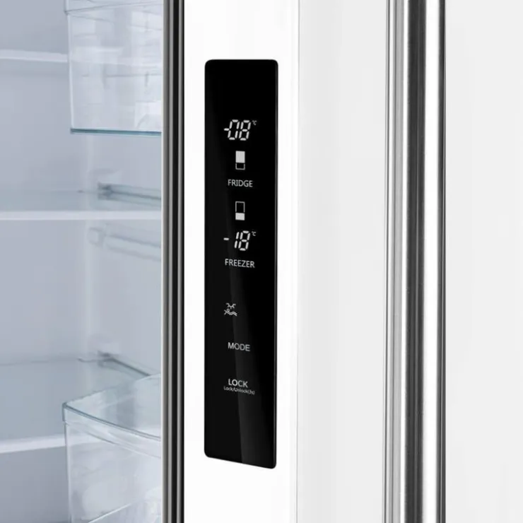 FORNO 17,5 Cu Ft 30 In Refrigerator Bottom Freezer, French door - FFFFD1974-31 White Outlet