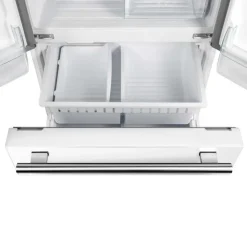 FORNO 17,5 Cu Ft 30 In Refrigerator Bottom Freezer, French door - FFFFD1974-31 White Outlet