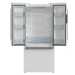 FORNO 17,5 Cu Ft 30 In Refrigerator Bottom Freezer, French door - FFFFD1974-31 White Outlet