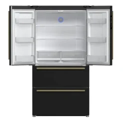 FORNO 19,2 Cu Ft 36 In Refrigerator Bottom Freezer, French door - FFRBI1820-36 Black Hot