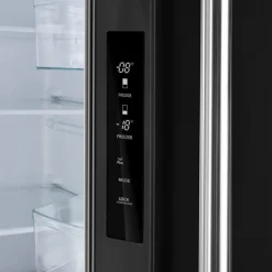 FORNO 17,5 Cu Ft 30 In Refrigerator Bottom Freezer, French door - FFFFD1974-31 Black New