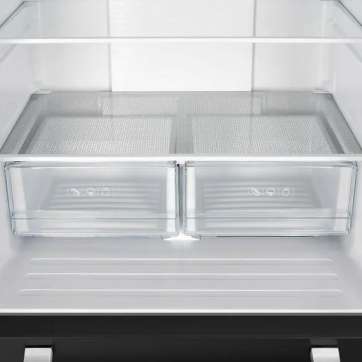 FORNO 17,5 Cu Ft 30 In Refrigerator Bottom Freezer, French door - FFFFD1974-31 Black New