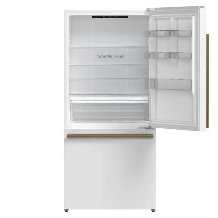 FORNO 17,5 Cu Ft 30 In Refrigerator Bottom Freezer - FFFFD1785-31 White Outlet