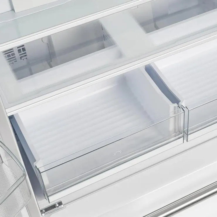FORNO 19,2 Cu Ft 36 In Refrigerator Bottom Freezer, French door - FFRBI1820-36 White Sale