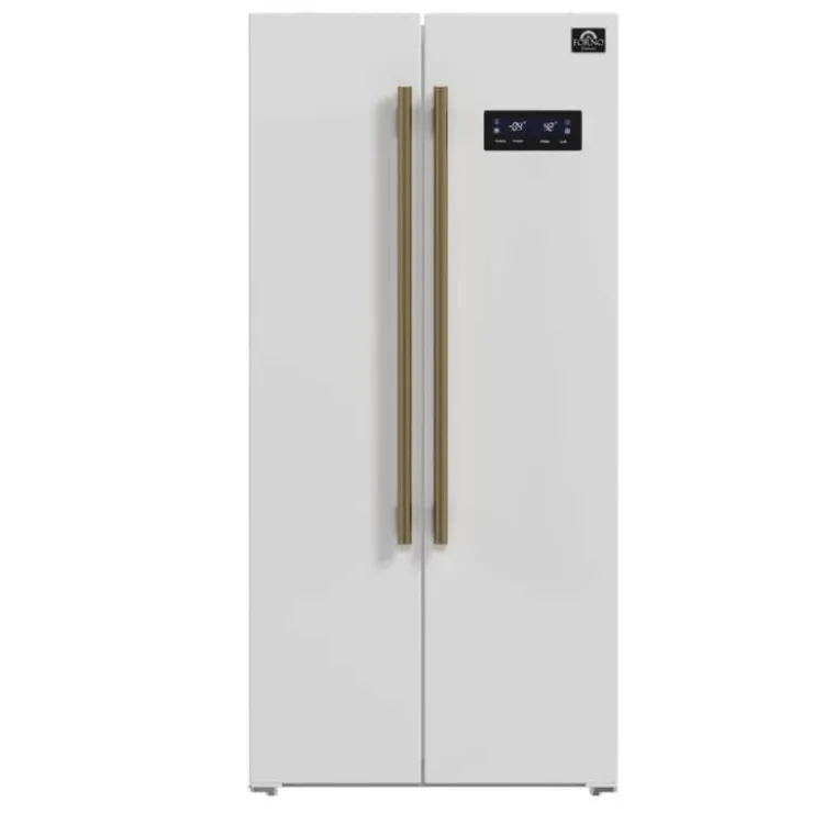 FORNO 15,6 Cu Ft 33 In Refrigerator Side by side - FFRBI1805-33 White Online
