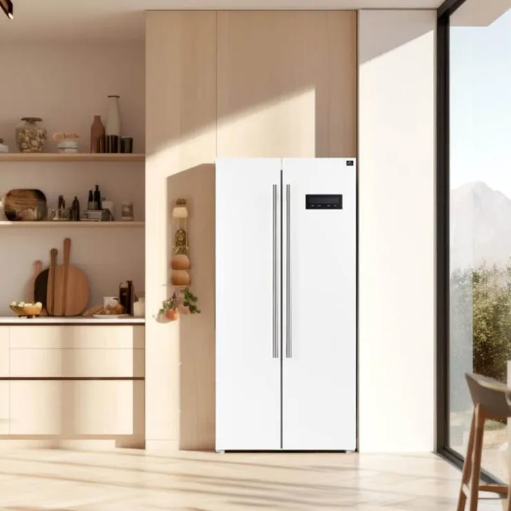 FORNO 15,6 Cu Ft 33 In Refrigerator Side by side - FFRBI1805-33 White Online