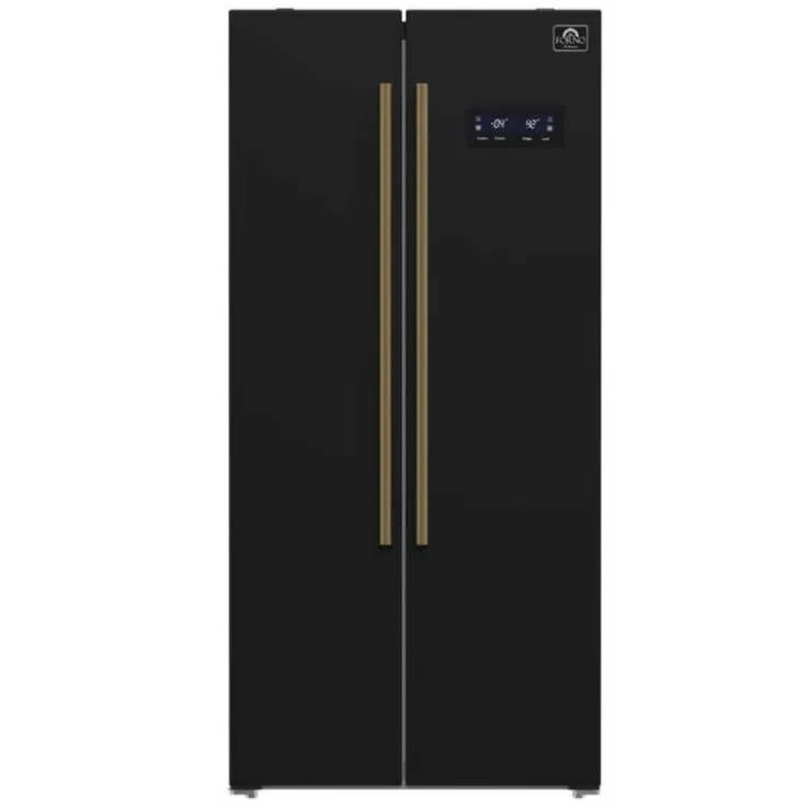 FORNO 15,6 Cu Ft 33 In Refrigerator Side by side - FFRBI1805-33 Black Outlet