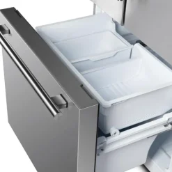 FORNO 17,5 Cu Ft 30 In Refrigerator Bottom Freezer, French door - FFFFD1974-31 Stainless Online