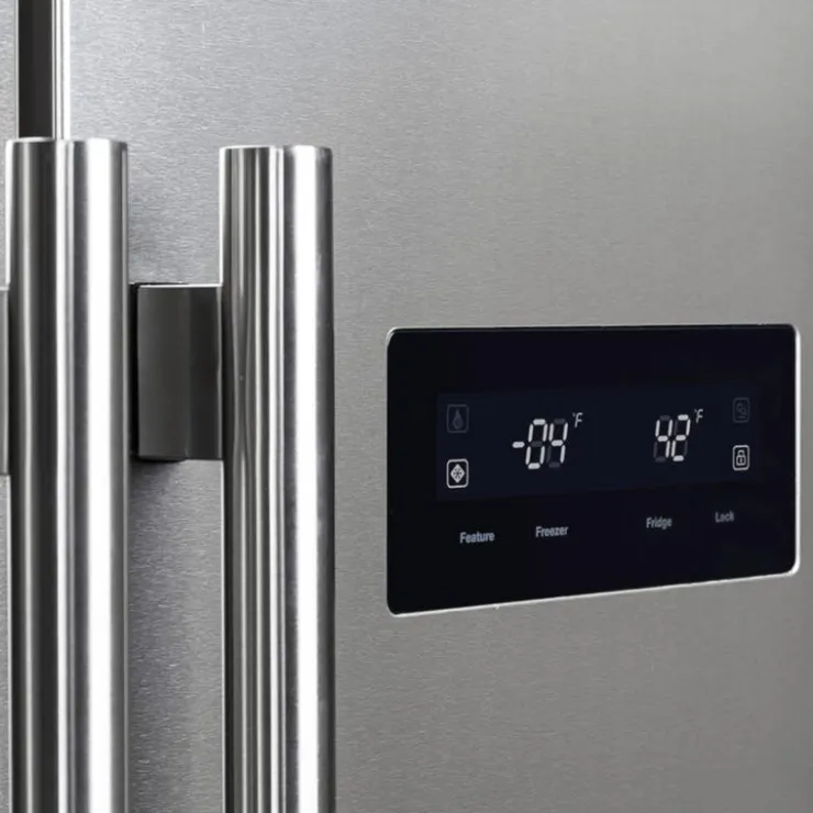FORNO 15,6 Cu Ft 33 In Refrigerator Side by side - FFRBI1805-33 Stainless Online