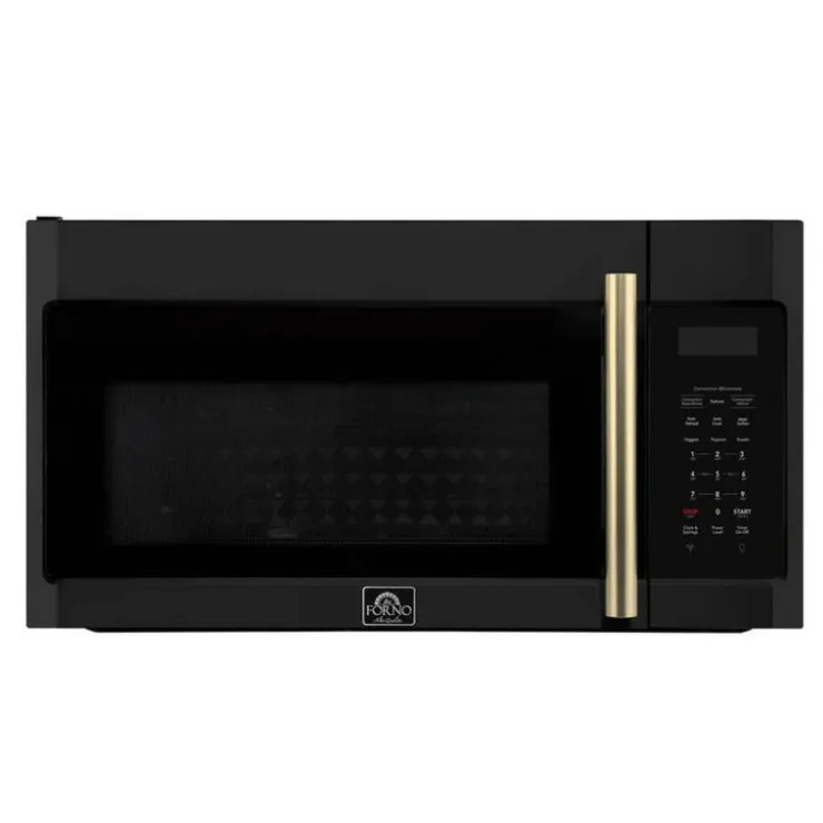 FORNO 1,5 Cu Ft Microwave/Hood, , 1500 W, 300 - FOTR3038-30B Black New