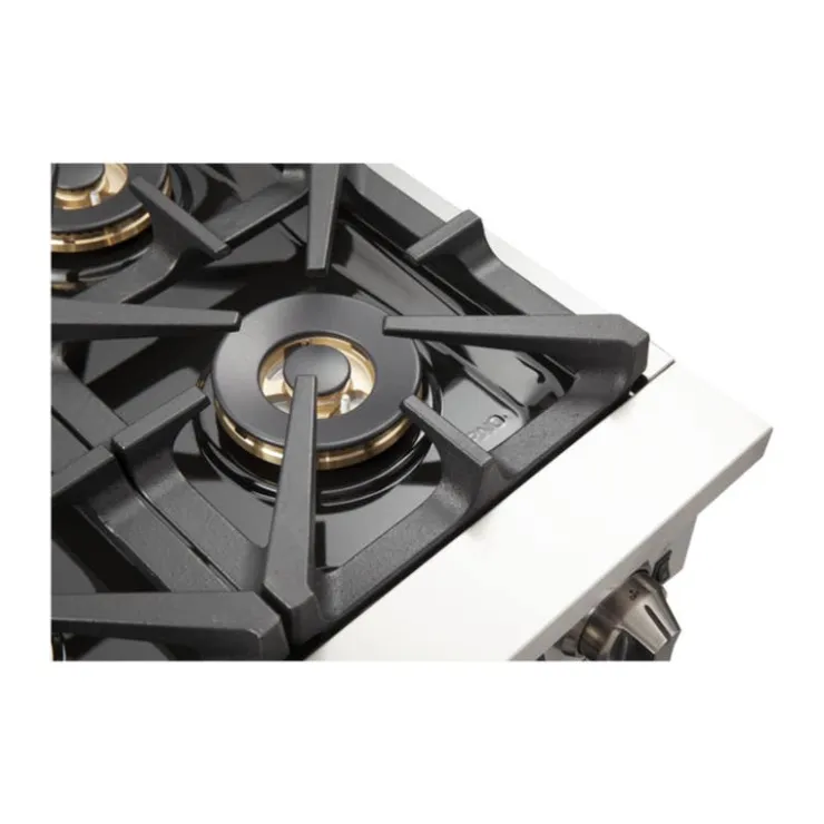 FORNO 36'' Dual Fuel Range 36" Electric Gas - FFSGS6187-36 Stainless Outlet