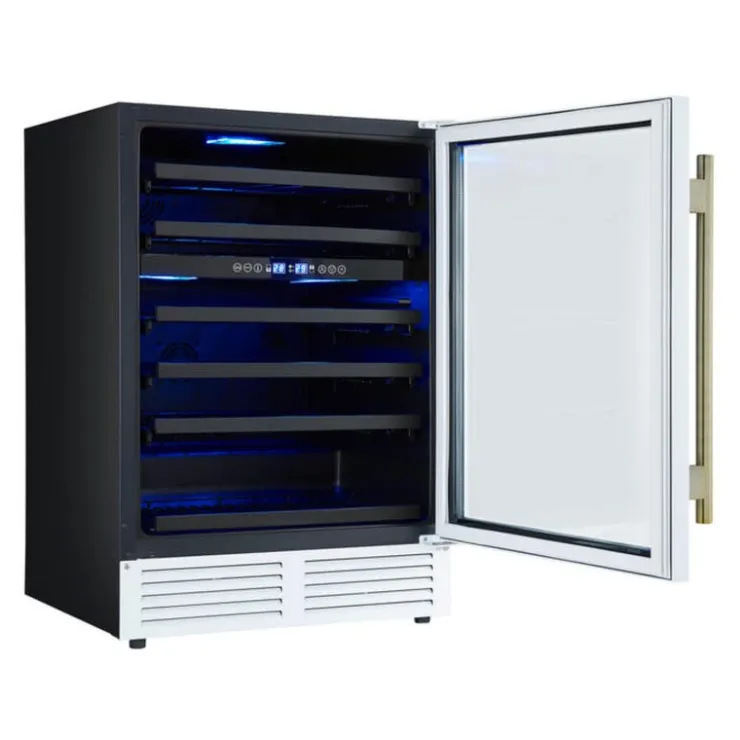 FORNO 24" Dual Zone Wine Cooler 24" - FWCDR6634-24 White Clearance
