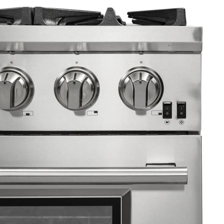 FORNO 36'' Gas Range 36" Electric Gas - FFSGS6260-36 Stainless Outlet