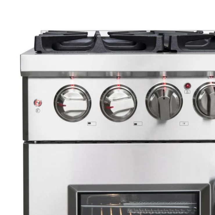 FORNO 36 In Gas Range 36" Electric Gas - FFSGS6325-36 Stainless Outlet