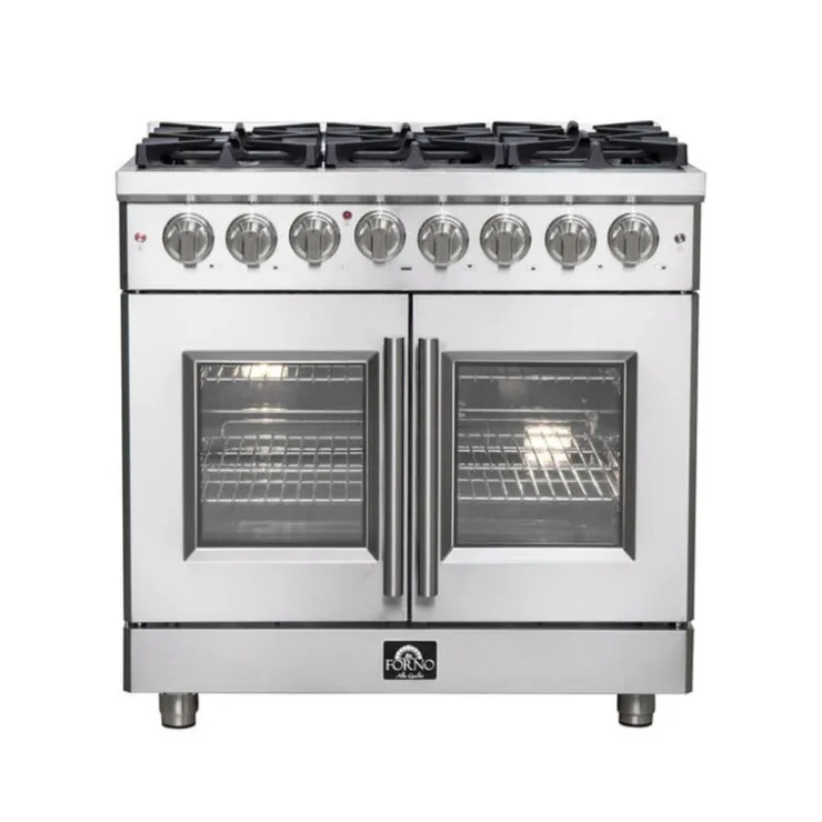 FORNO 36 In Gas Range 36" Electric Gas - FFSGS6325-36 Stainless Outlet