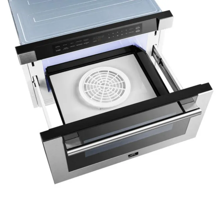 FORNO 24 In Microwave Drawer 1500 22.13" FMWDR3000-24 Stainless Sale