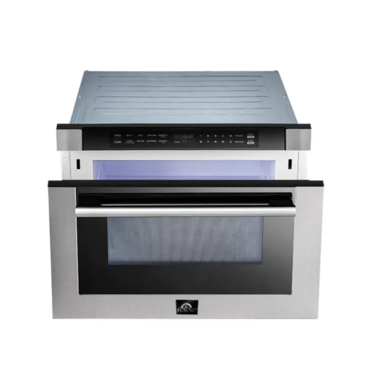 FORNO 24 In Microwave Drawer 1500 22.13" FMWDR3000-24 Stainless Sale