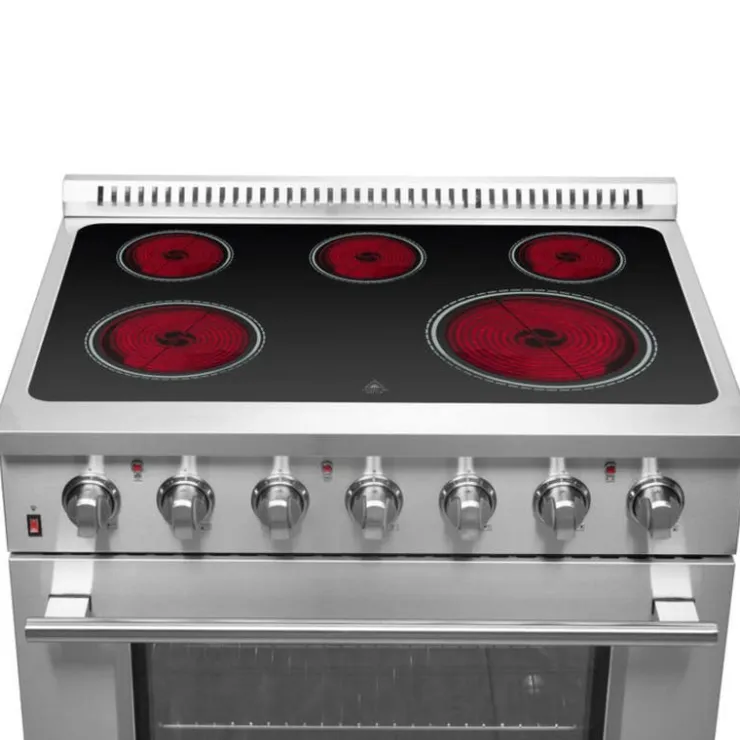 FORNO 36 In Range 36" Electric Glass-Ceramic - FFSEL6083-36 Stainless Discount