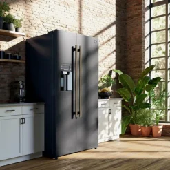 FORNO 36 in Side-by-Side Refrigerator Side by side - FFRBI1844-36 Black New