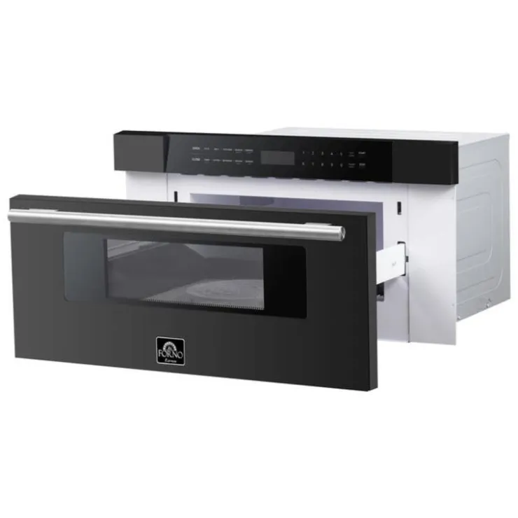 FORNO 30" Microwave Drawer 1500 30" FMWDR3000-30 Black Clearance