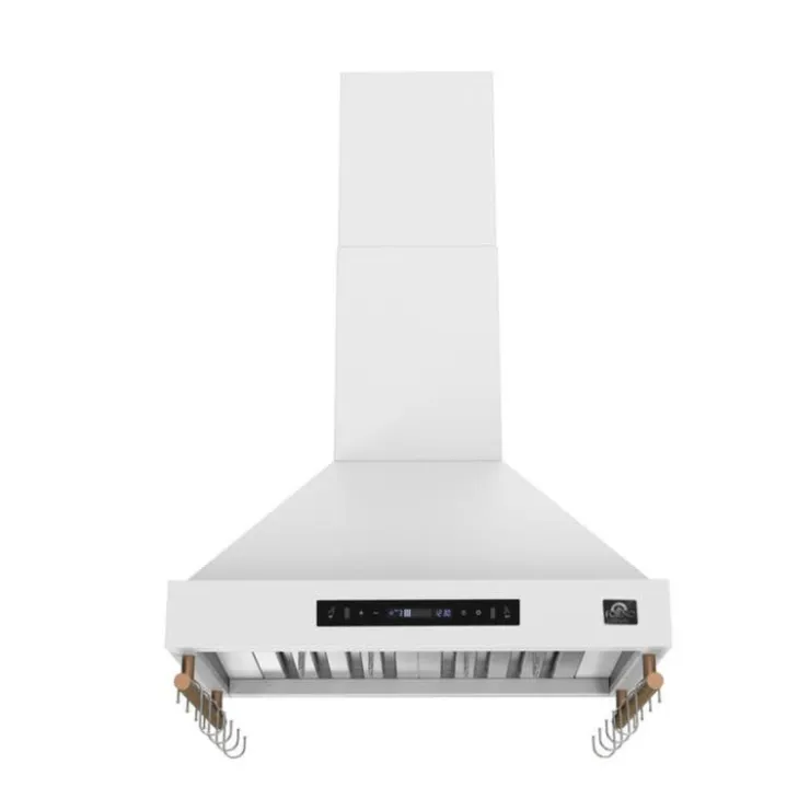 FORNO 30" Wall-Mounted Range Hood Wall Mount 29.3" , 375 CFM - FRHWM5503-30 White New