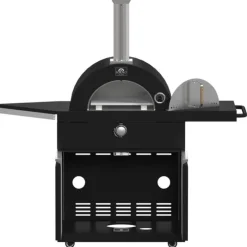 FORNO All'Aperto Outdoor Kitchen with BBQ, Pizza Oven, Sink and Bar – 87,600 BTU Black Online