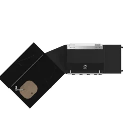 FORNO All'Aperto Outdoor Kitchen with BBQ, Sink and Bar – 62 600 BTU Black Online