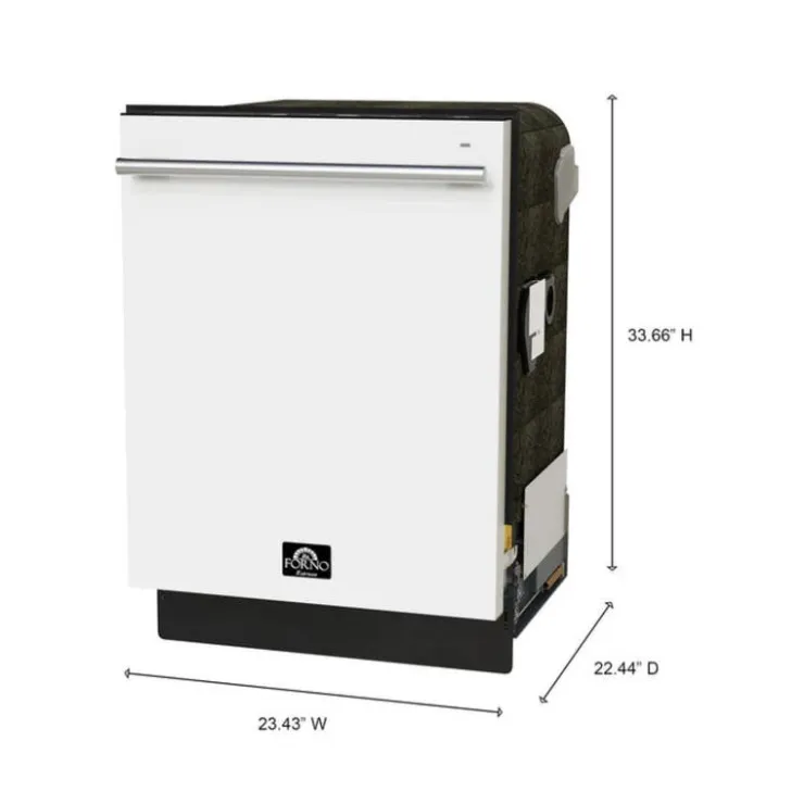 FORNO Dishwasher Built-In 24.21" 52dB - FDWBI8035-24 White Online