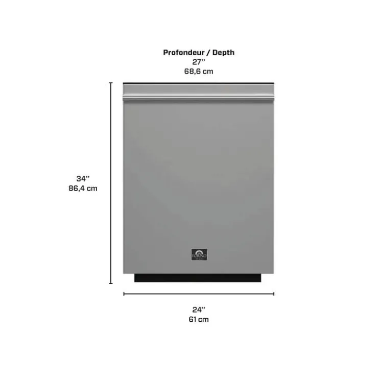 FORNO Dishwasher Built-In 24" 49dB - FDWBI8067-24 Stainless Sale