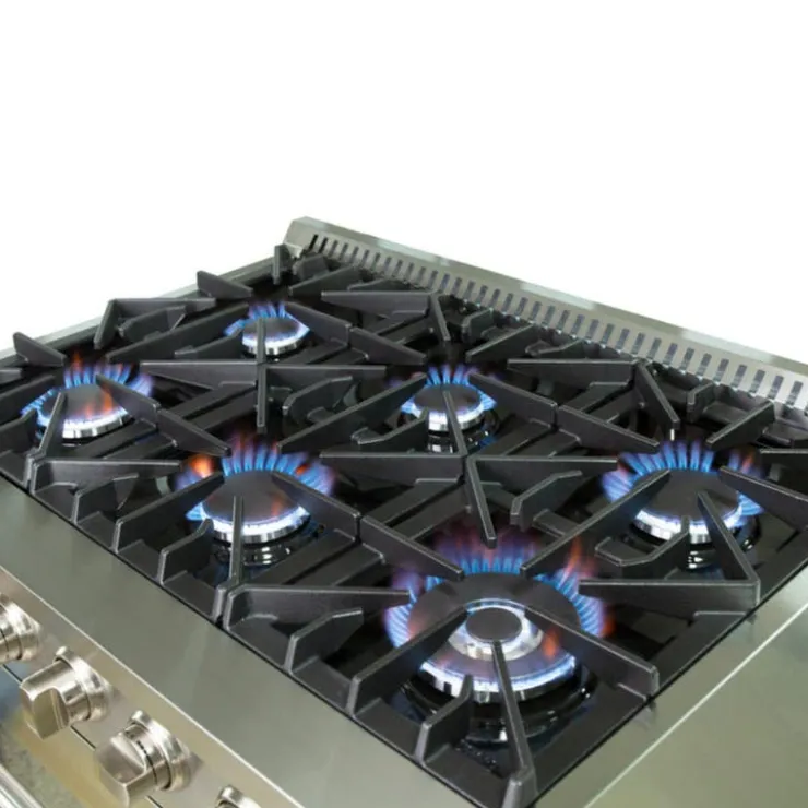 FORNO Gas Range 36" Electric Gas - FFSGS6244-36 Stainless Online