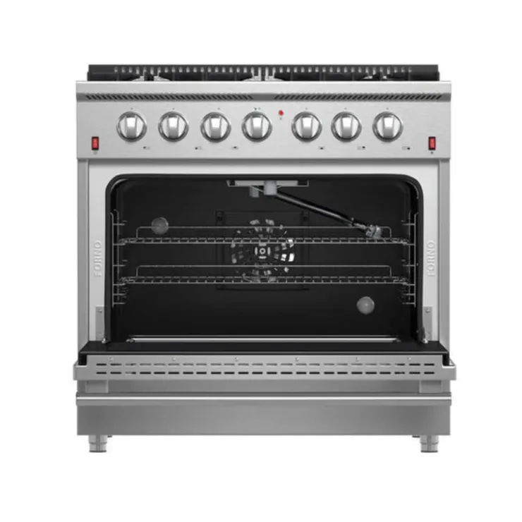 FORNO Gas Range 36" Electric Gas - FFSGS6244-36 Stainless Online