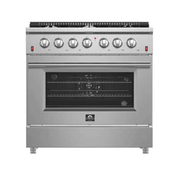 FORNO Gas Range 36" Electric Gas - FFSGS6244-36 Stainless Online