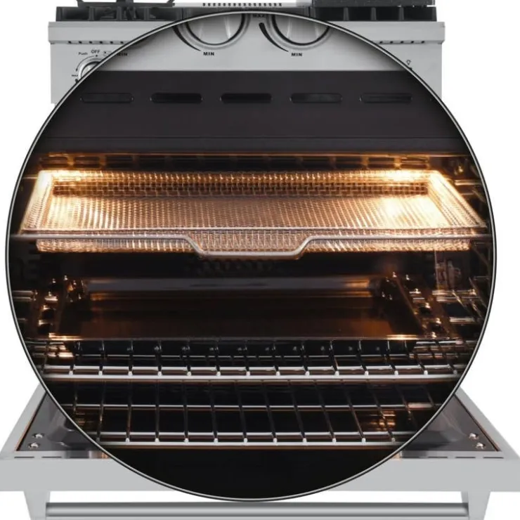 FORNO Gas Range 30" Electric Gas - FFSGS6276-30 Stainless