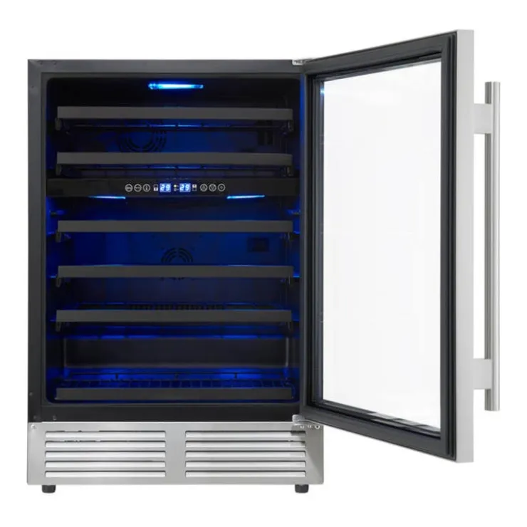 FORNO 24-Inch Wine Cooler 24" - FWCDR6634-24S Stainless Clearance