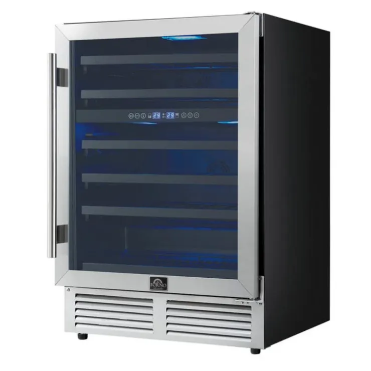 FORNO 24-Inch Wine Cooler 24" - FWCDR6634-24S Stainless Clearance