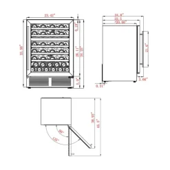 FORNO 24-Inch Wine Cooler 24